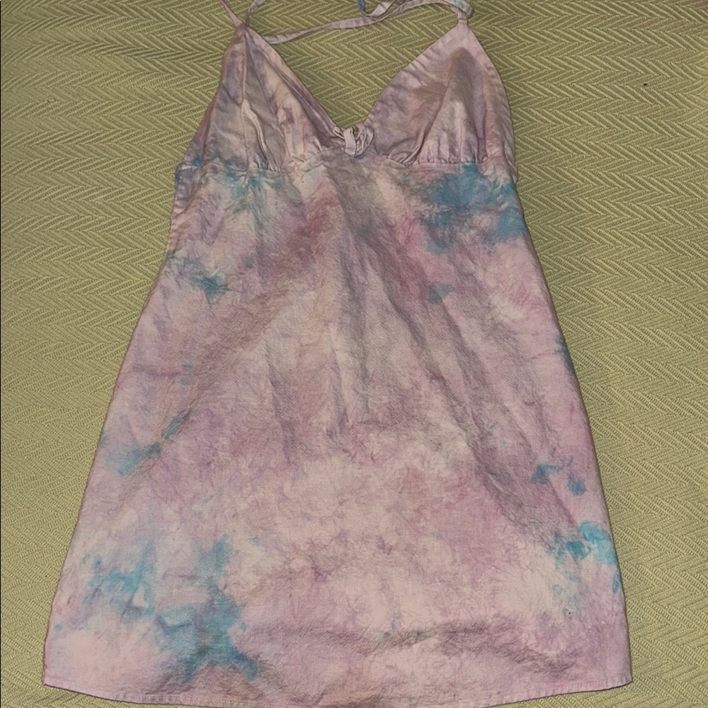 Tie-Dye Mini Dress